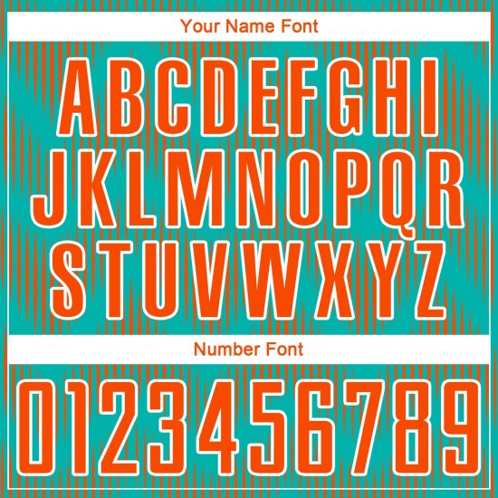 Benutzerdefiniertes Aqua Orange-Weiß Line Sublimation Fußballuniformtrikot Benutzerdefiniertes Aqua Orange-Weiß Line Sublimation Fußballuniformtrikot