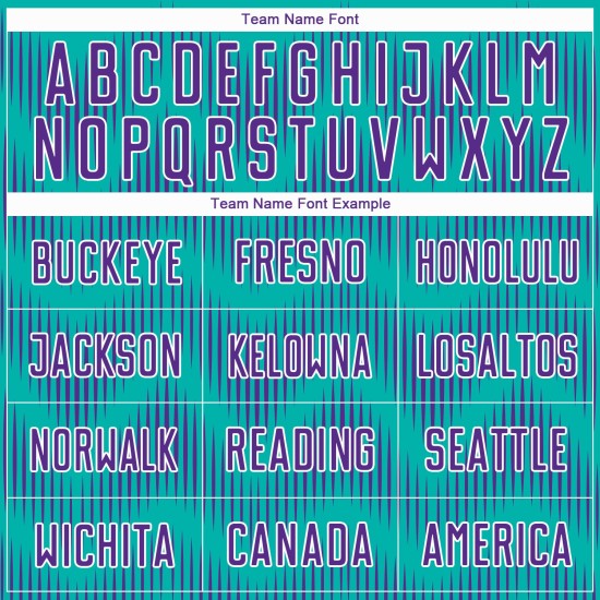 Benutzerdefiniertes Aqua-Lila-Weiß-Linien-Sublimations-Fußballtrikot Benutzerdefiniertes Aqua-Lila-Weiß-Linien-Sublimations-Fußballtrikot