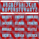 Benutzerdefiniertes Sublimations-Fußballtrikot mit rot-himmelblau-weißer Linie Benutzerdefiniertes Sublimations-Fußballtrikot mit rot-himmelblau-weißer Linie