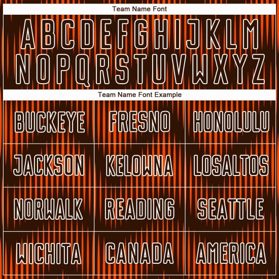 Benutzerdefiniertes braun-orange-weißes Sublimations-Fußballtrikot Benutzerdefiniertes braun-orange-weißes Sublimations-Fußballtrikot